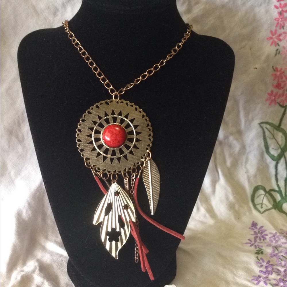 Boho pendant mask holder or necklace